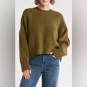 59. Rag & Bone NWT $545  Lysa Wool-Blend Knit Sweater Size M Olive